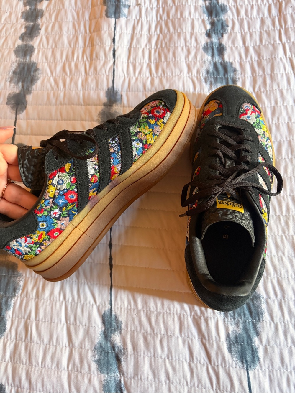 Adidas x Liberty London Gazelle Bold Platform Sneakers (Size 8 Women’s) - Picture 2 of 9